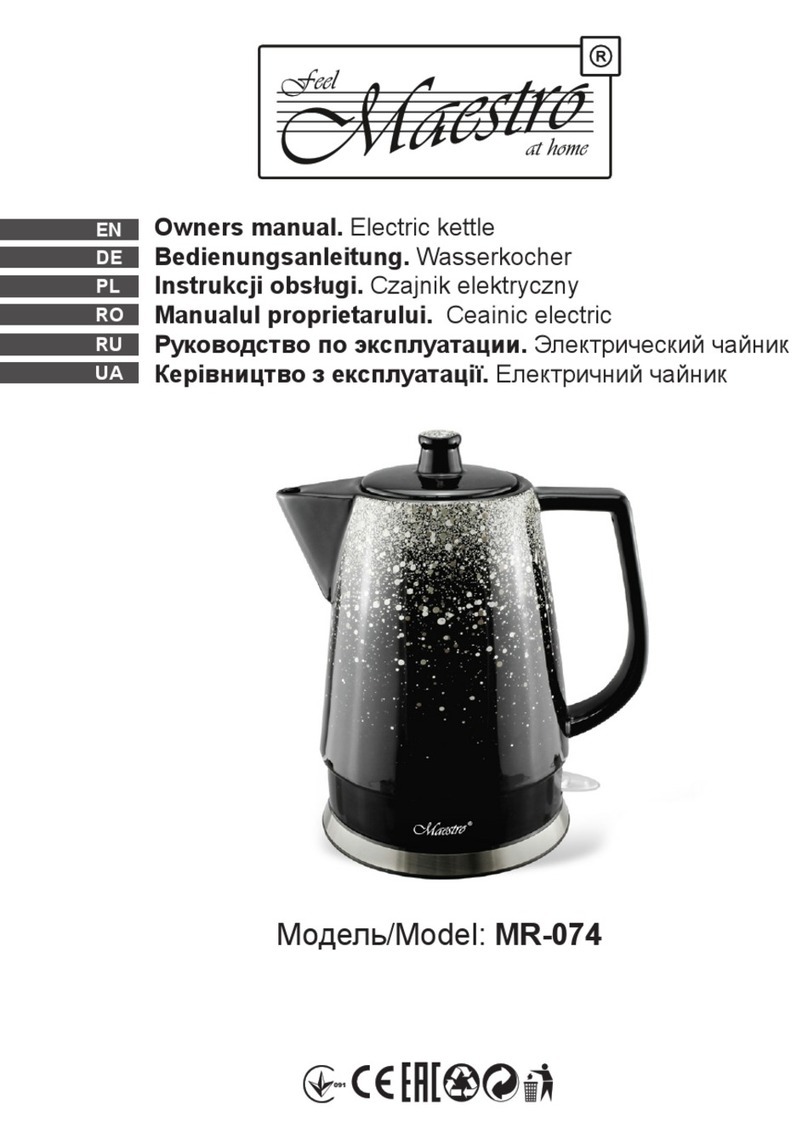 Maestro MR-076 owner's manual