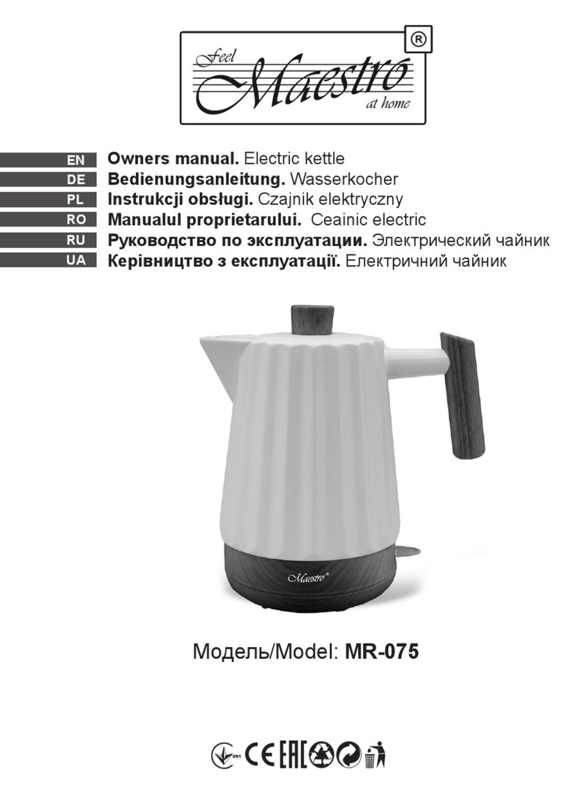 Maestro MR-075 owner's manual