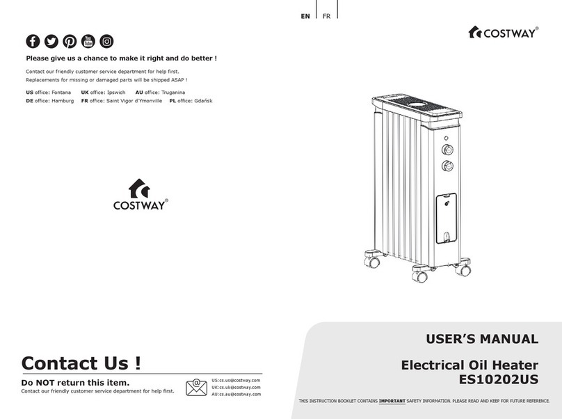 Costway ES10202US user manual