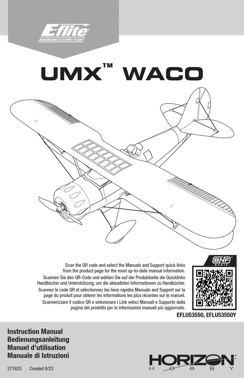 Horizon Hobby E-flite UMX WACO instruction manual Horizon Hobby E-flite UMX WACO instruction manual