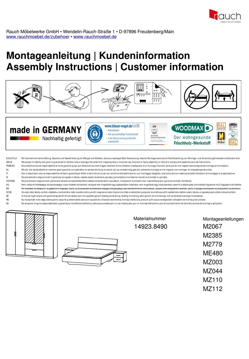 Rauch M2779 Assembly instructions