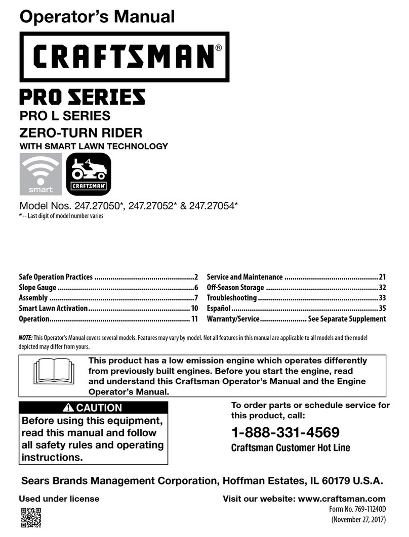 Craftsman 247.27050 Series User manual