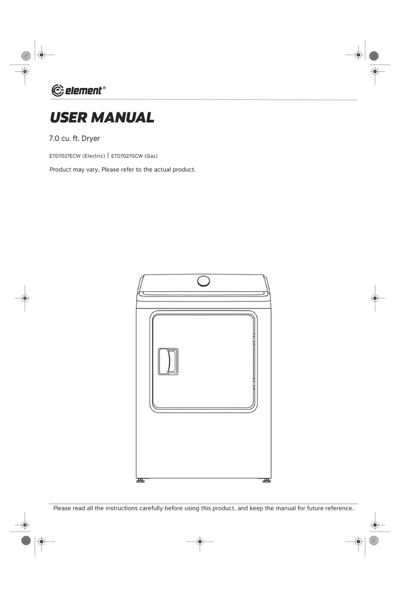 Element ETD7027ECW User manual
