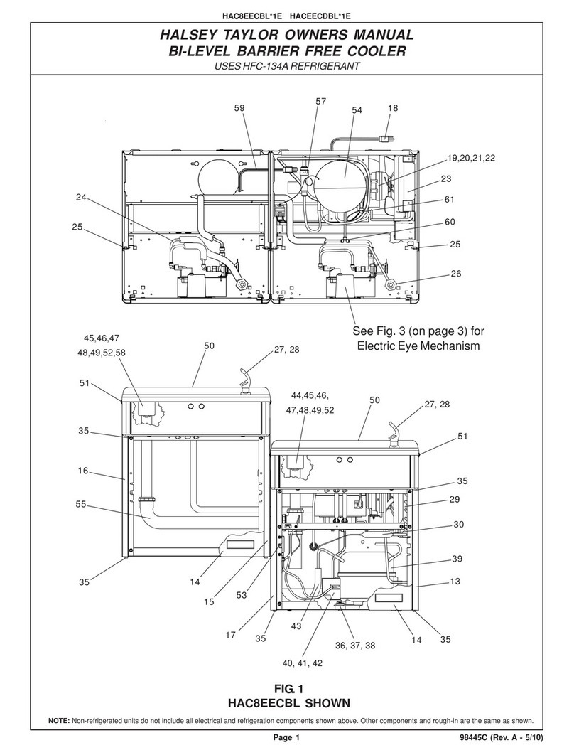 Halsey Taylor HAC8EECBL 1E Series User manual