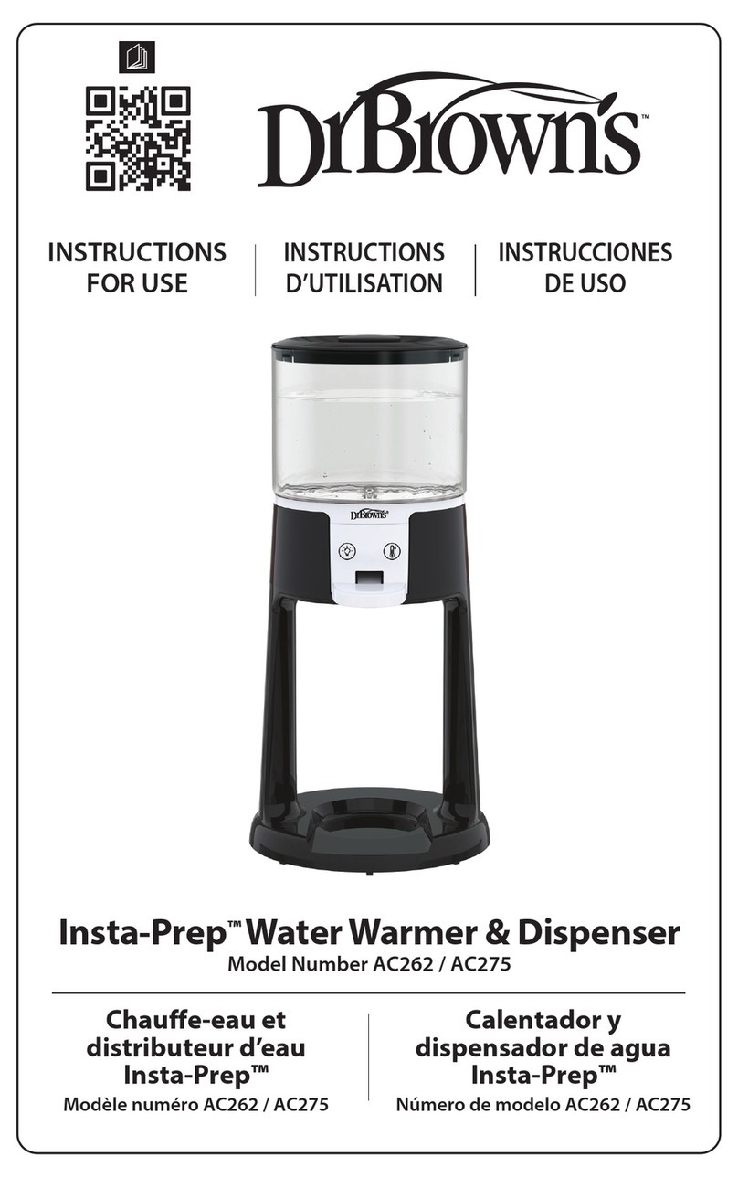DrBrowns Insta-Prep AC275 User manual