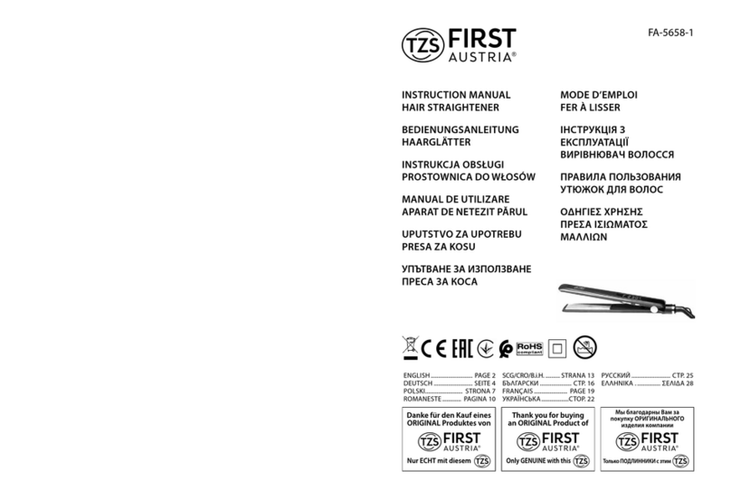 FIRST AUSTRIA FA-5658-1 instruction manual