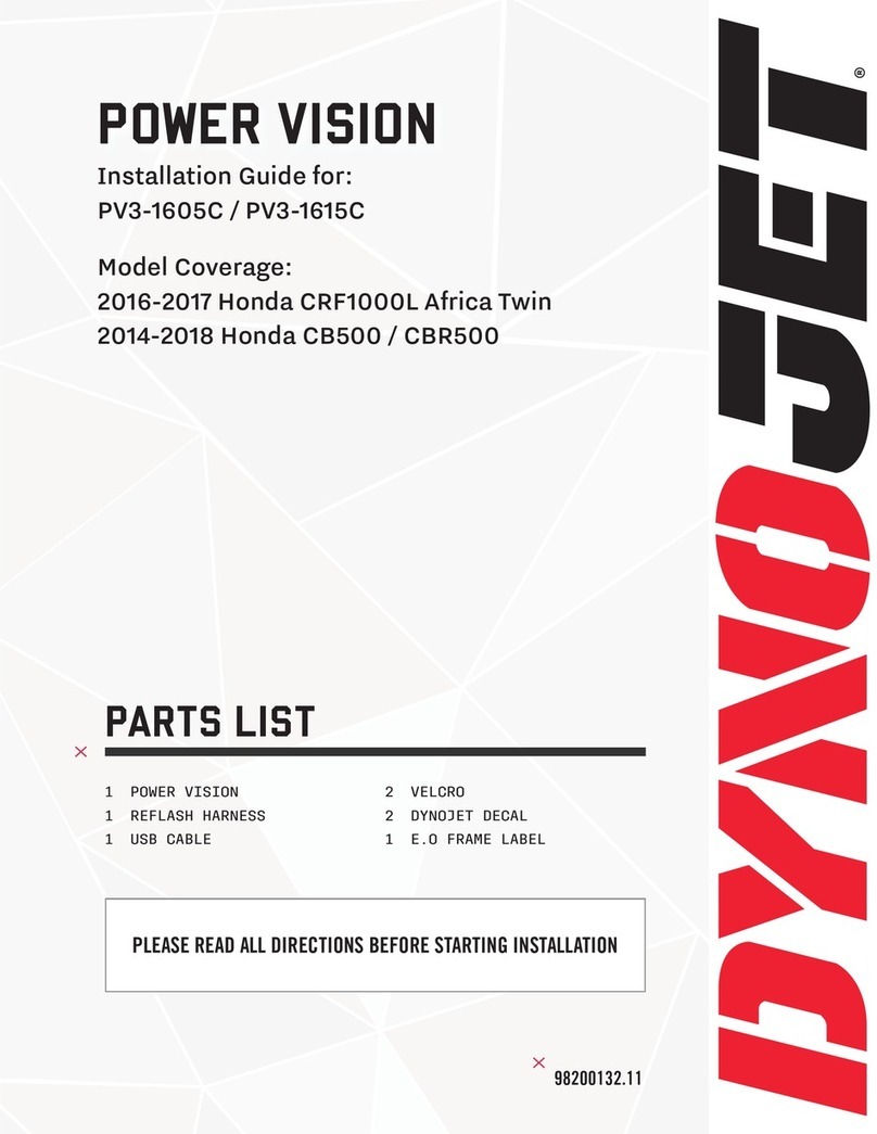 Dynojet POWER VISION PV3-1605C User manual