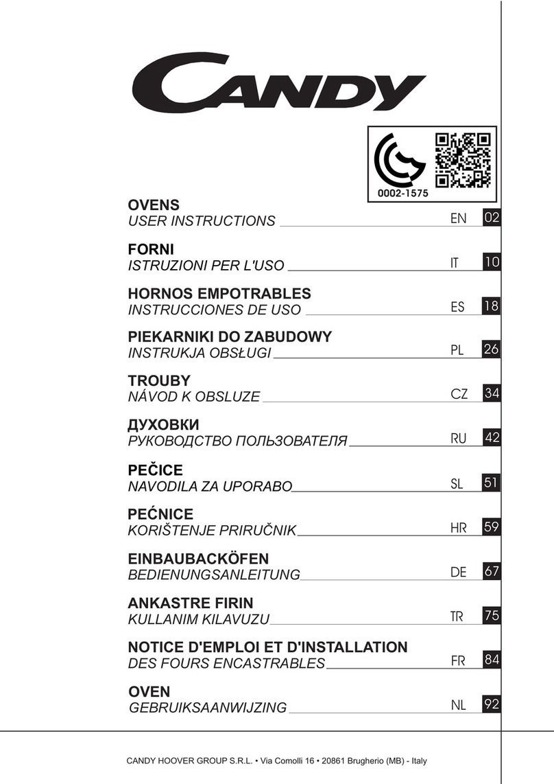 Candy FCXP825X User instructions