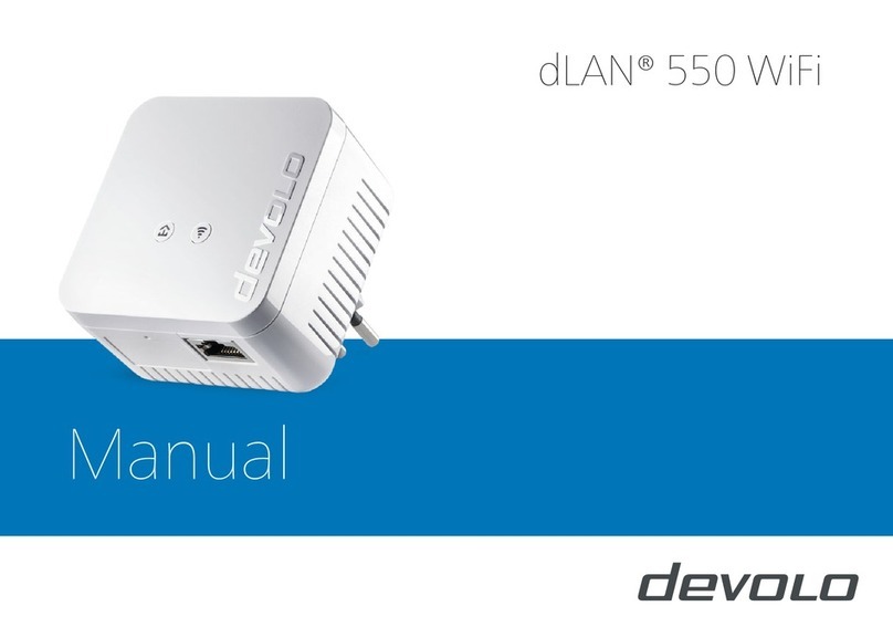 Devolo dLAN 550 WiFi manual