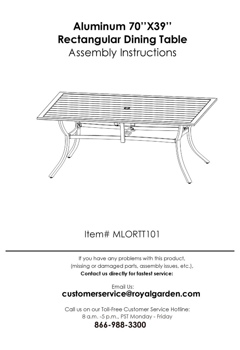 Royal garden MLORTT101 User manual