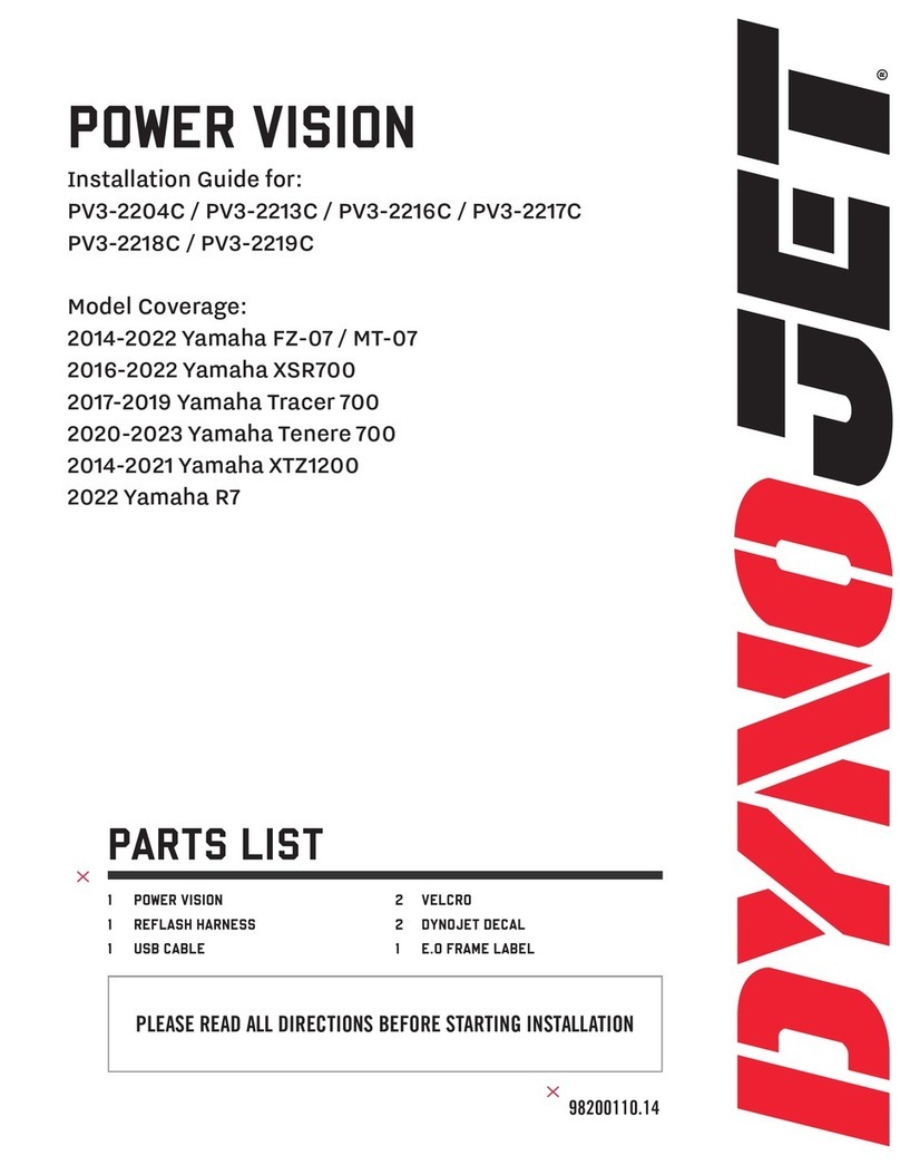 Dynojet Power Vision installation guide