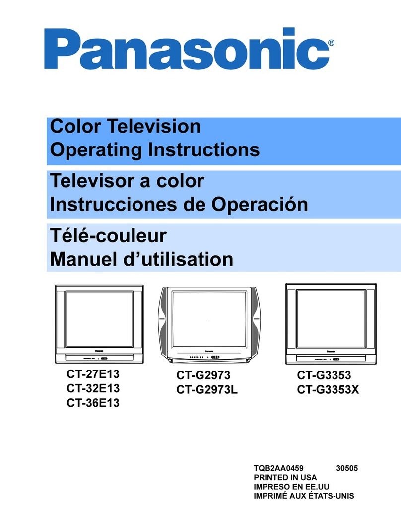 Panasonic CT-36E13 User manual