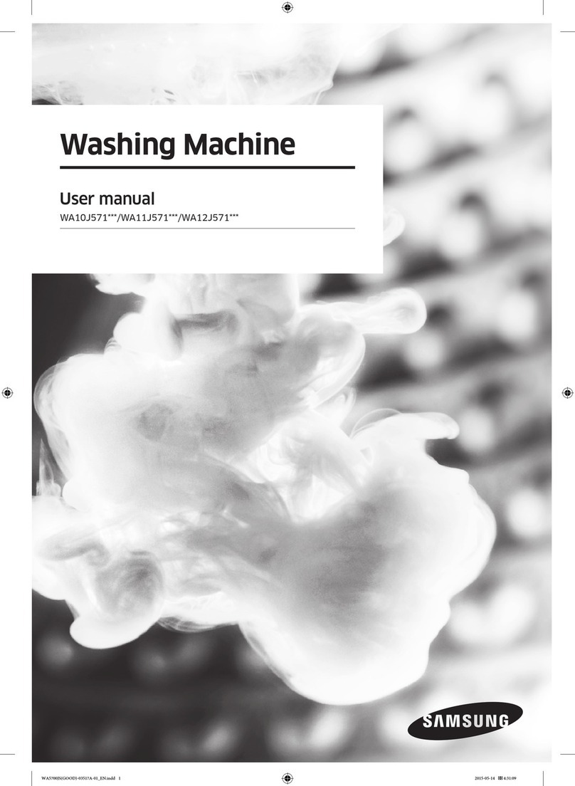 Samsung WA10J571 Series user manual