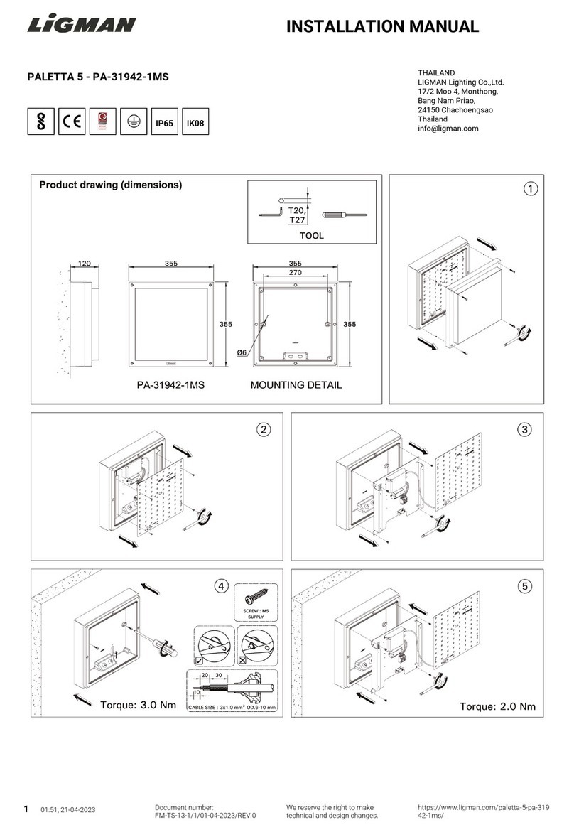 LIGMAN PA-31942-1MS User manual