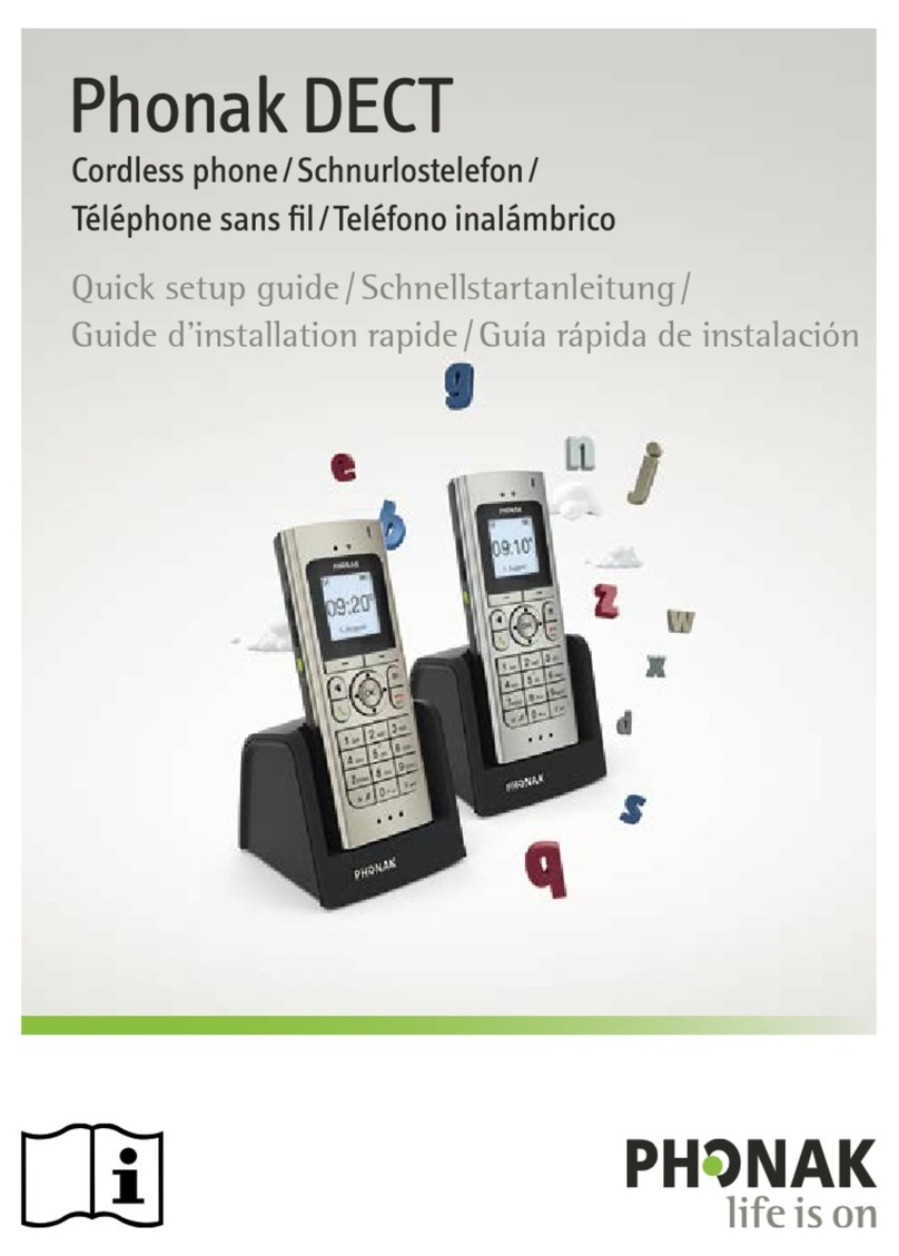 Phonak DECT II User manual