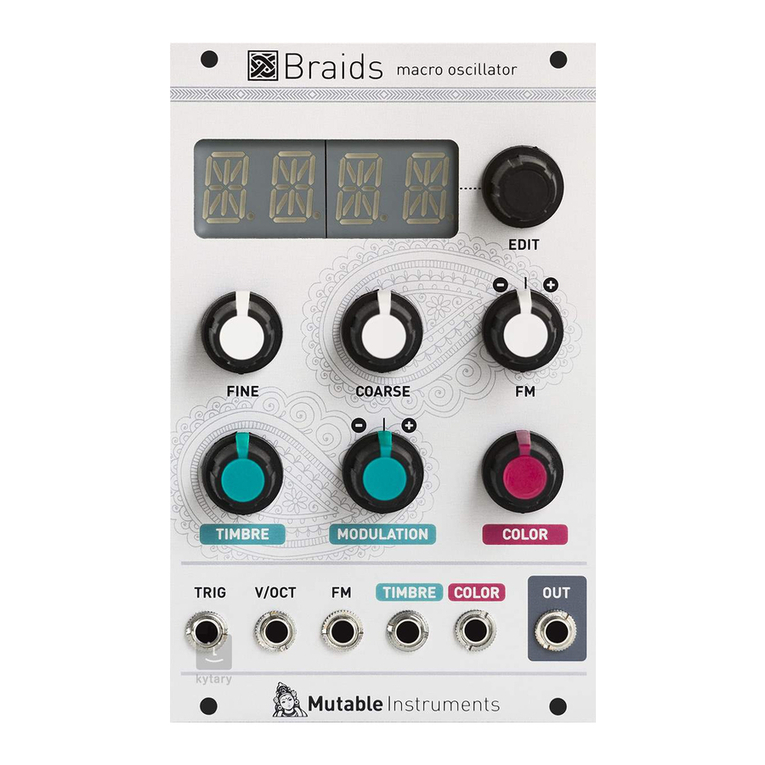 Mutable Instruments Braids User manual