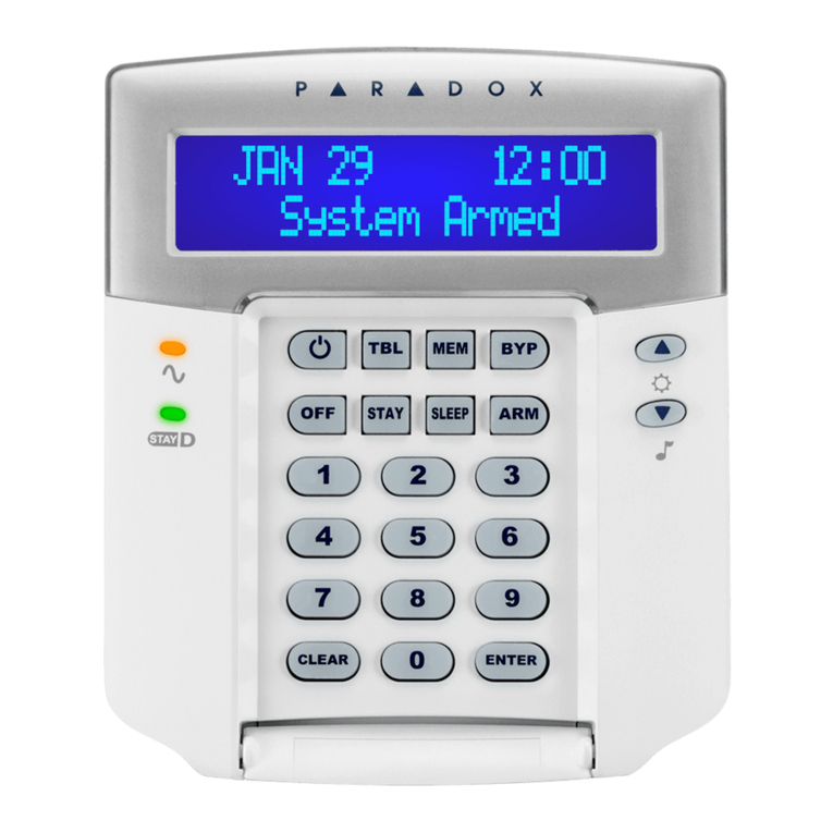 Paradox K32LCD+ User manual