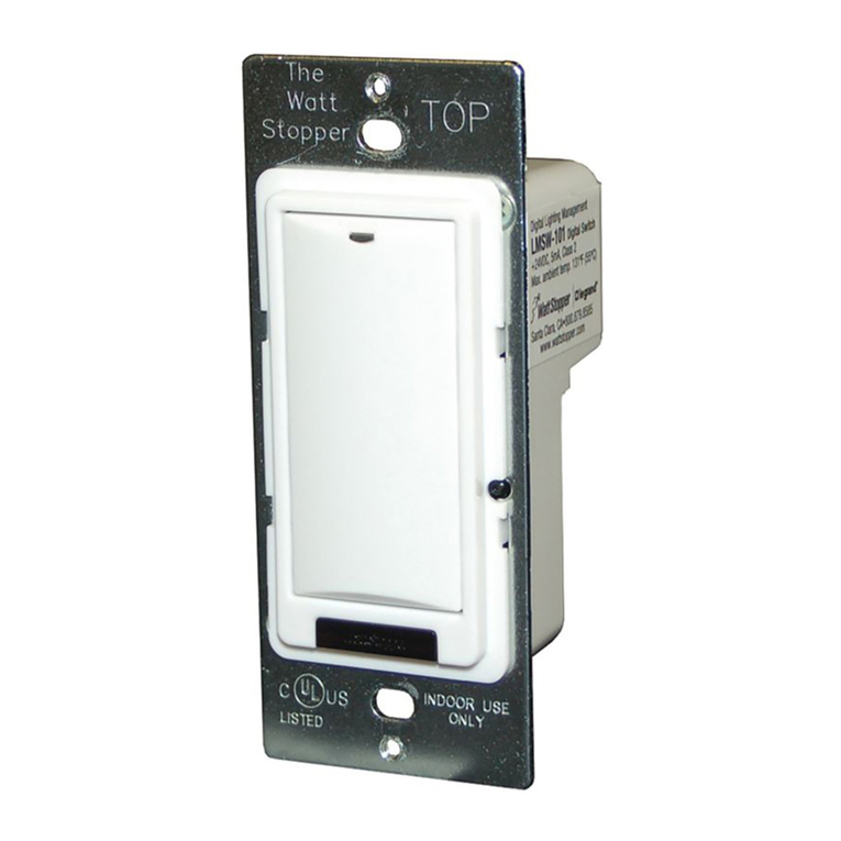 wattstopper LVSW Series user manual