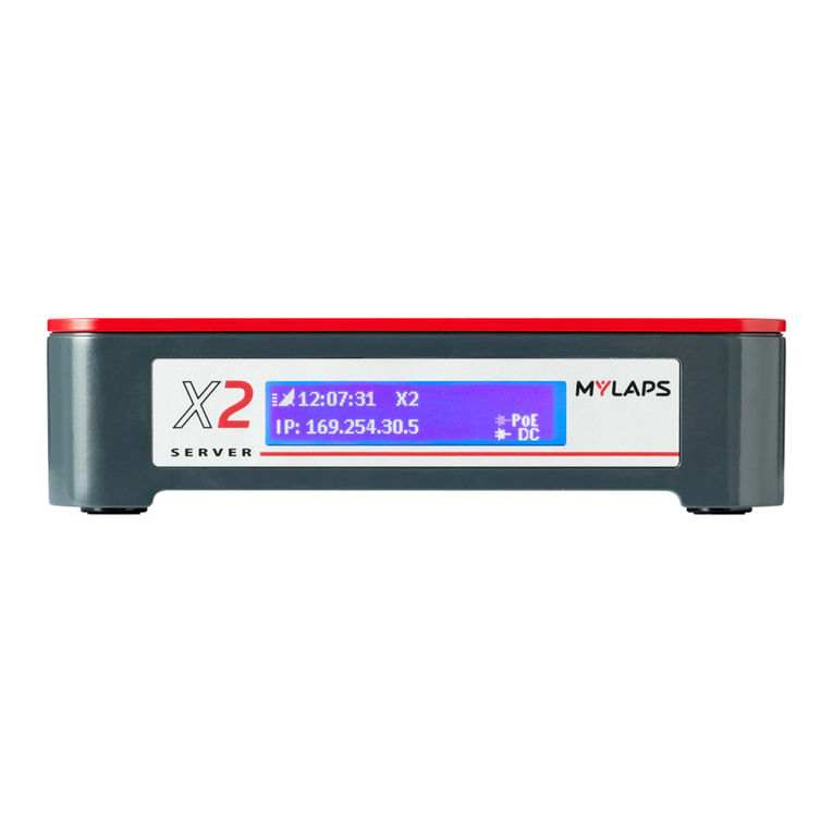 Mylaps X2 Club User manual