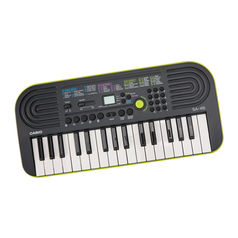 Casio SA-46 User manual