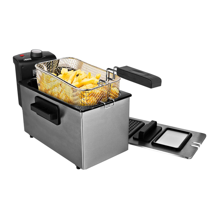Princess Deep fryer Pro user manual
