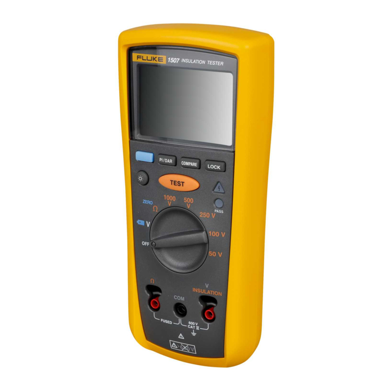 Fluke 1507 quick start guide
