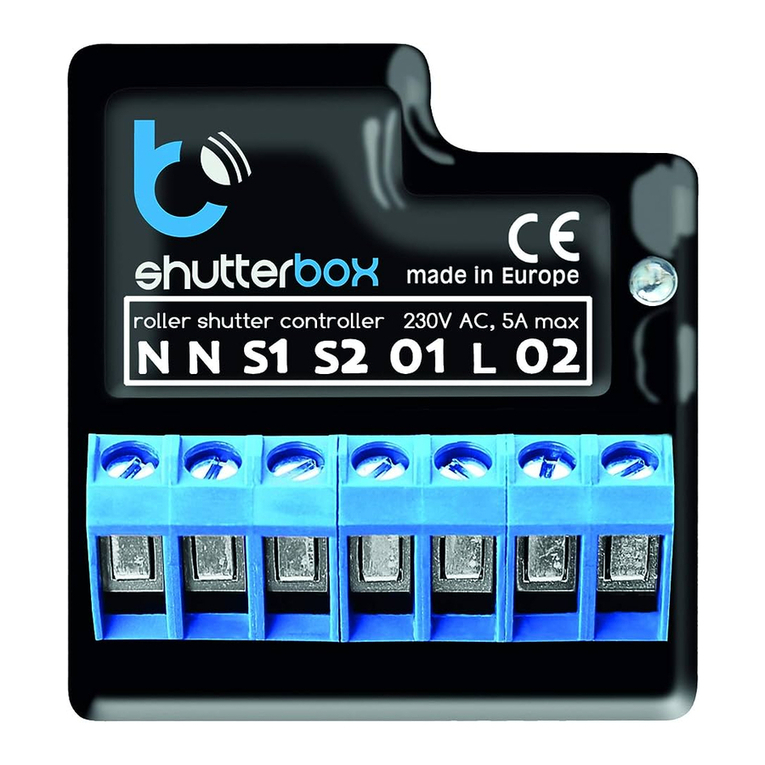 BleBox shutterbox User manual