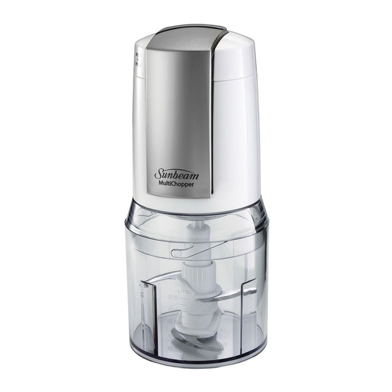 Sunbeam MultiChopper FC7500 User manual
