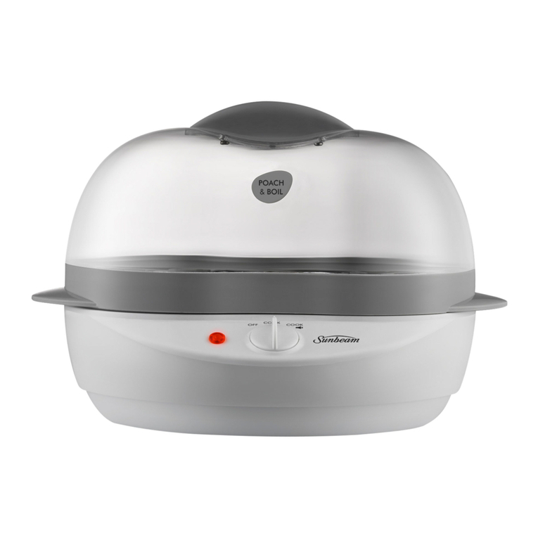 Sunbeam Poach & Boil EC1300 user manual