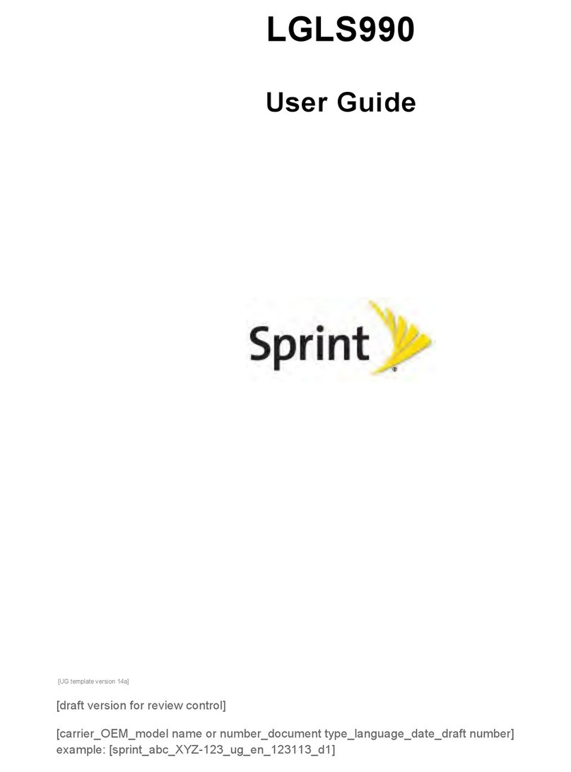 Sprint LGLS990 user guide