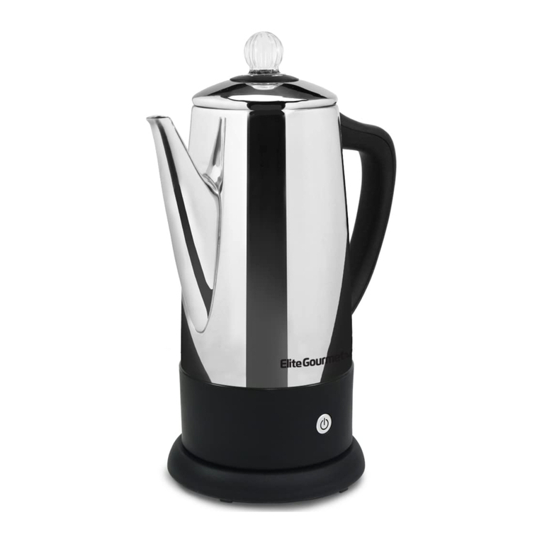 Elite Gourmet EC812 user manual