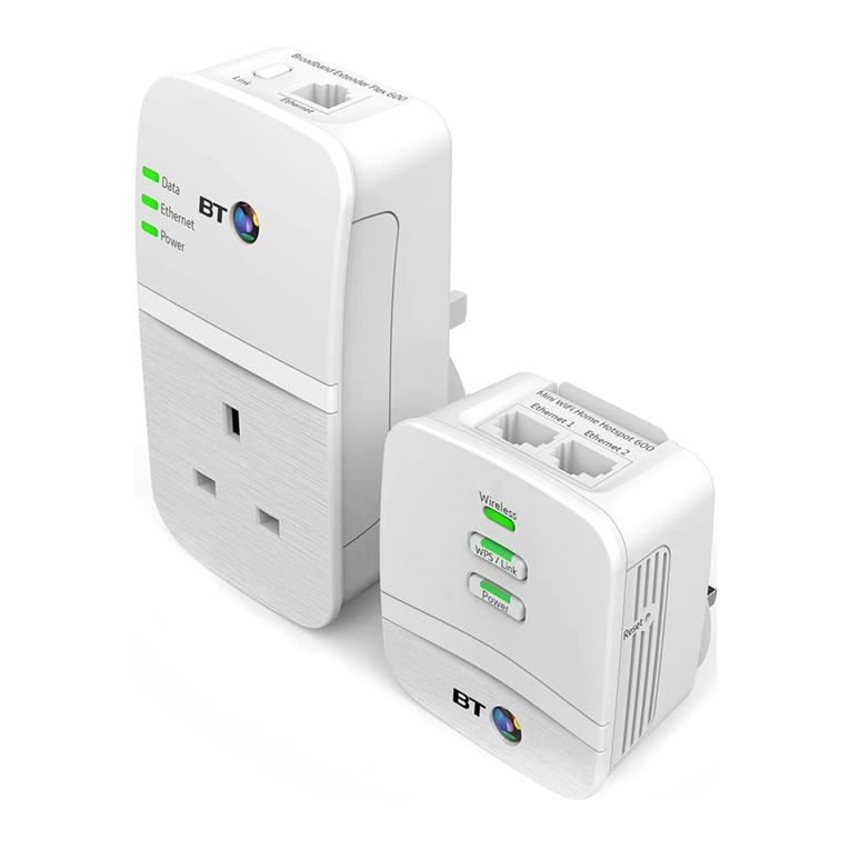 BT Wi-Fi Home Hotspot Flex 600 Kit user manual