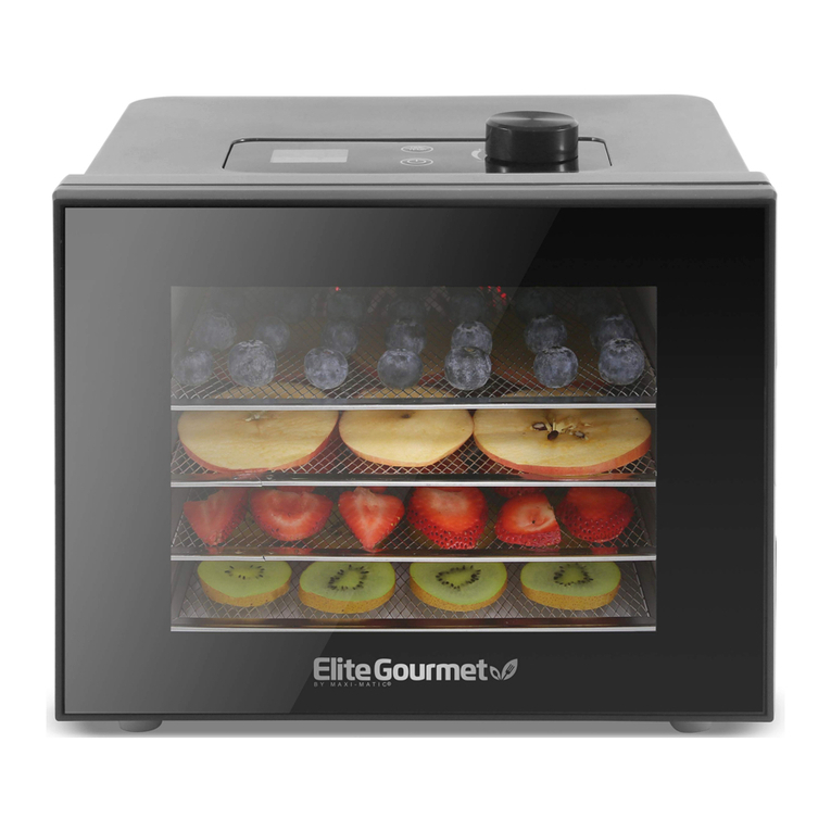 Elite Gourmet EFD308 user manual