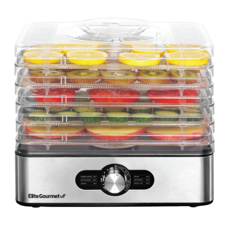 Elite Gourmet EFD3321 user manual