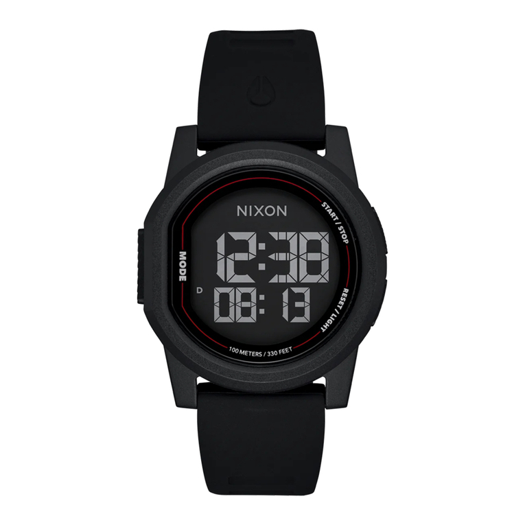 NIXON THE DISK User manual NIXON THE DISK User manual