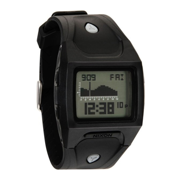 NIXON THE DUAL TIDE User manual