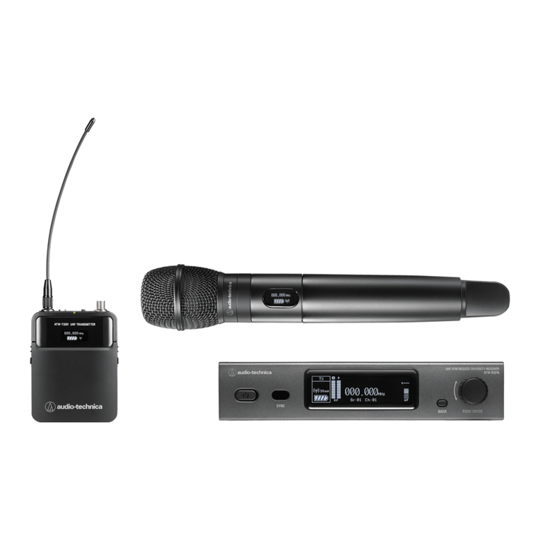 Audio Technica 3000 Series User manual Audio Technica 3000 Series User manual