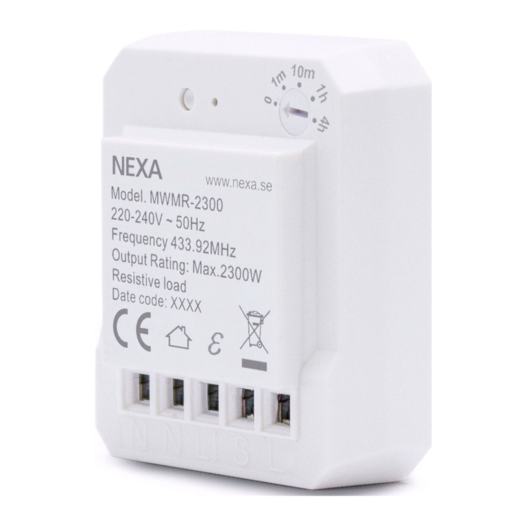 Nexa MWMR-2300 User manual