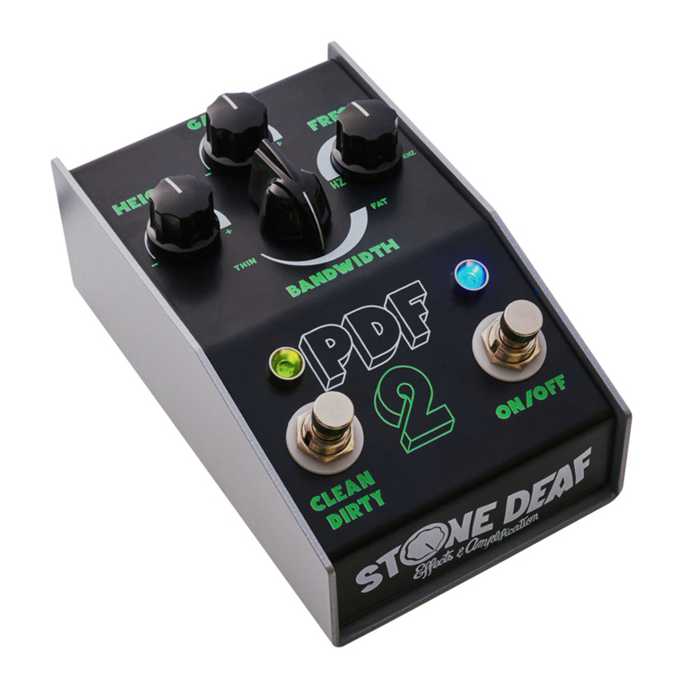 Stone Deaf Effects PDF-2 user manual