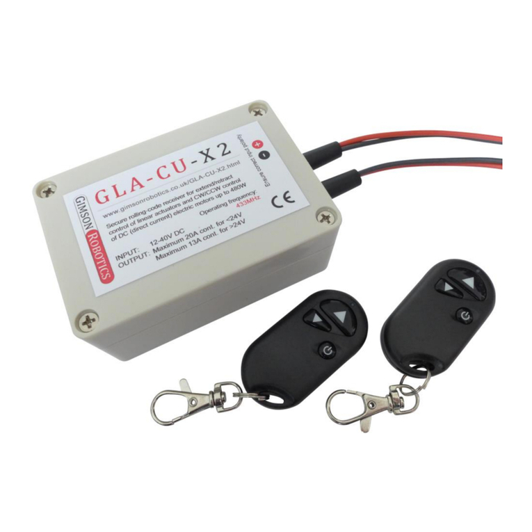 Gimson Robotics GLA-CU-X2 User manual