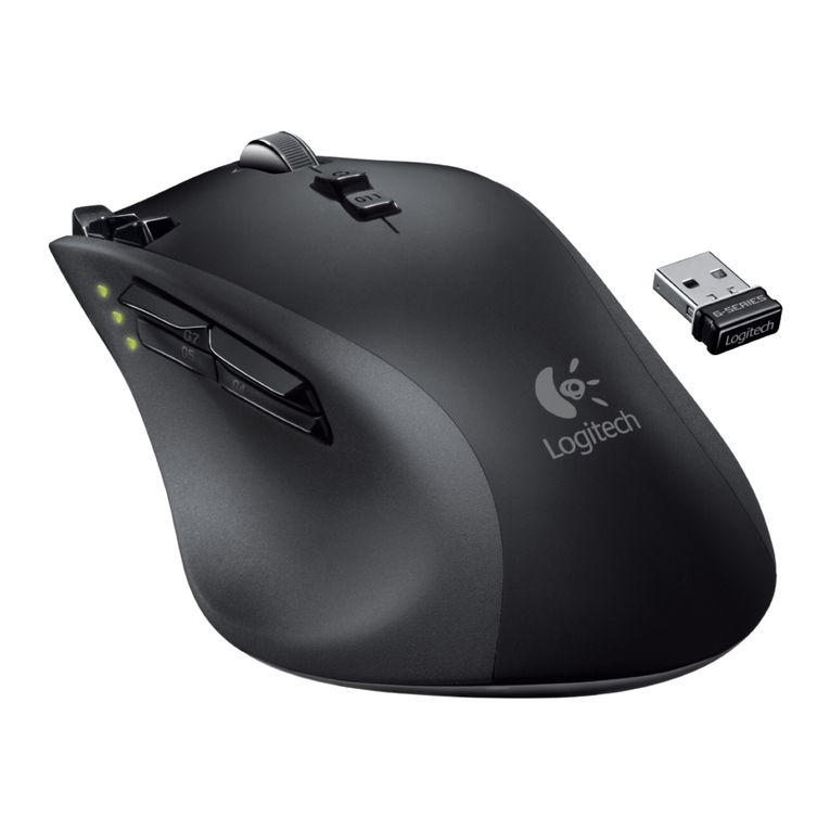 Logitech G700 User manual Logitech G700 User manual