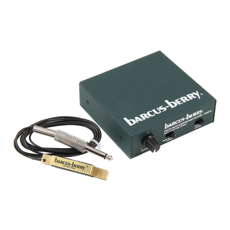 Barcus-Berry 4000 installation guide
