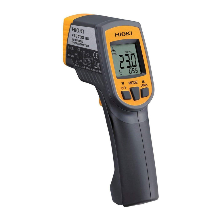 Hioki FT3700-20 user manual