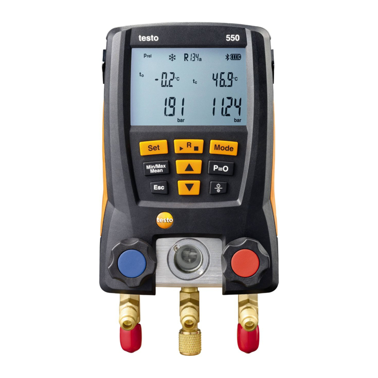 TESTO 550 User manual