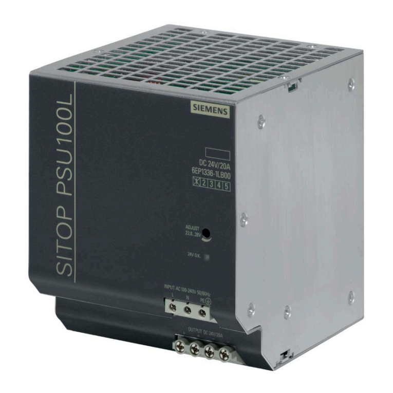 Siemens SITOP PSU100L user manual