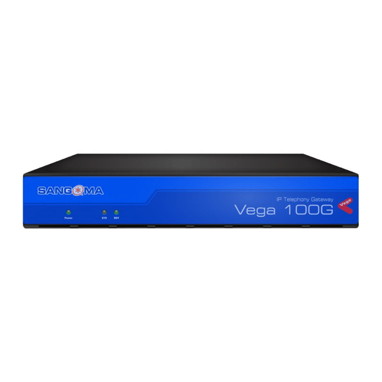Sangoma Vega 100G User manual