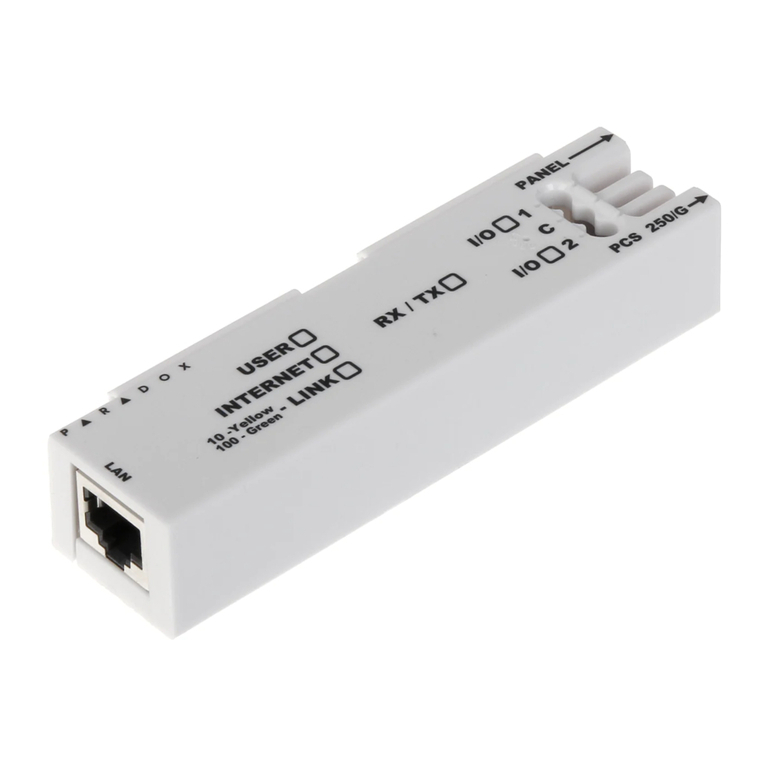Paradox IP150 User manual