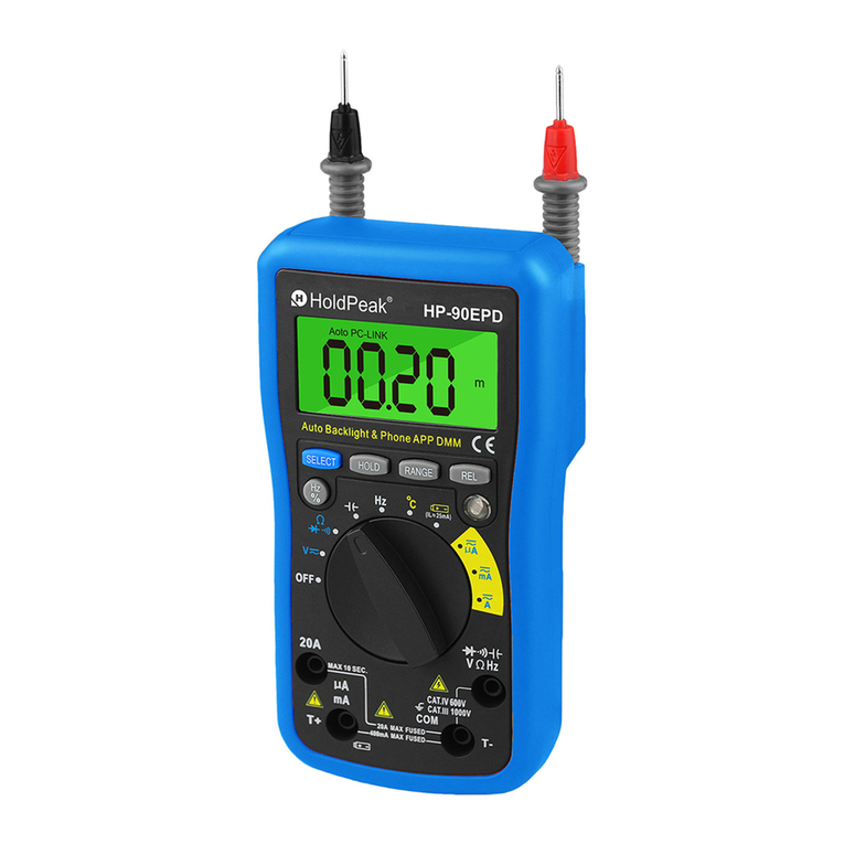 HoldPeak 90EPD user manual