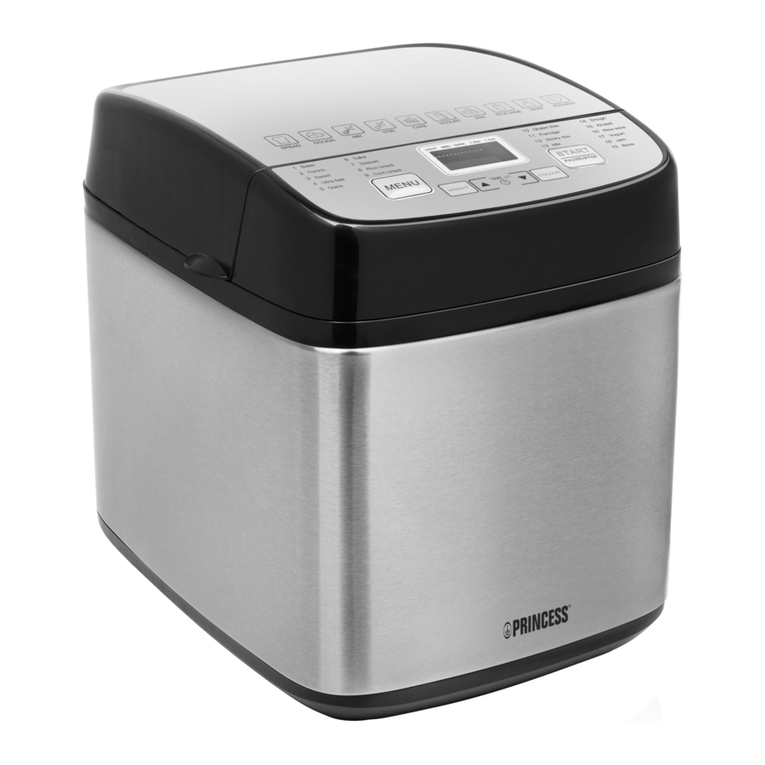 Princess Bread Maker User manual