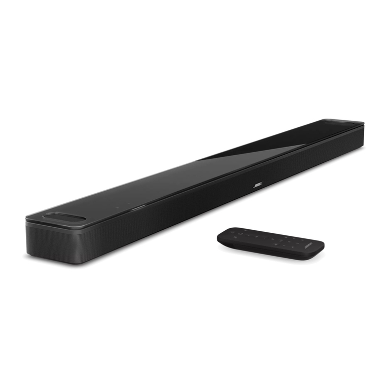 Bose Smart Ultra Soundbar User manual